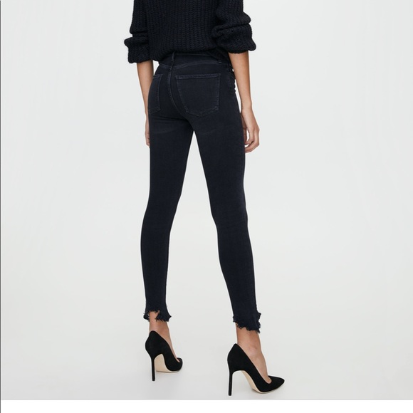 AGOLDE Sophie skinny jeans with ripped hem - Picture 3 of 8